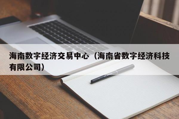 海南数字经济交易中心(海南省数字经济科技有限公司)
